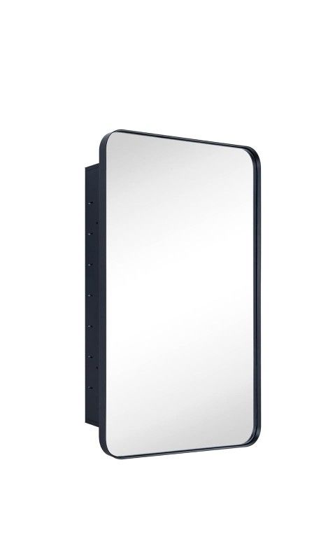 🔥 NEW IN BOX! Recessed Bathroom Mirror Cabinet (16" x 24") 🔥