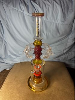 Two face flower vase