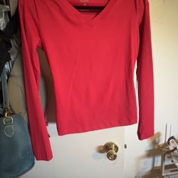 New Never Worn Red Long Sleeve
