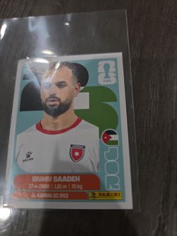 Panini FIFA Ibrahim Saadeh Jordan Sticker Card