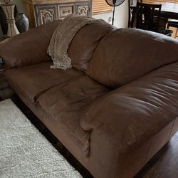 Beautiful Sofa, Loveseat, Chair, And Ottoman For Sale All Leather