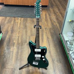 Fender Squier Metallic Green 12 String Electric Guitar