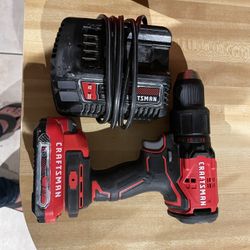 Craftsman Hammer drill Brushless 20v With Batt Snd Charger $100 Works Great 