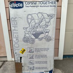 New Chico Cortina Double Stroller