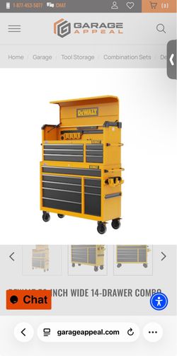 Dewalt 52 inch combo cabinet tool box