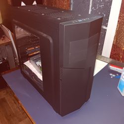 Computer Mid Tower Case With Power Supply 