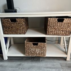 Table With Baskets 