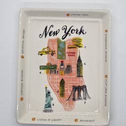 New York City trinket tray coaster Angela Staehling Wanderlust Collection