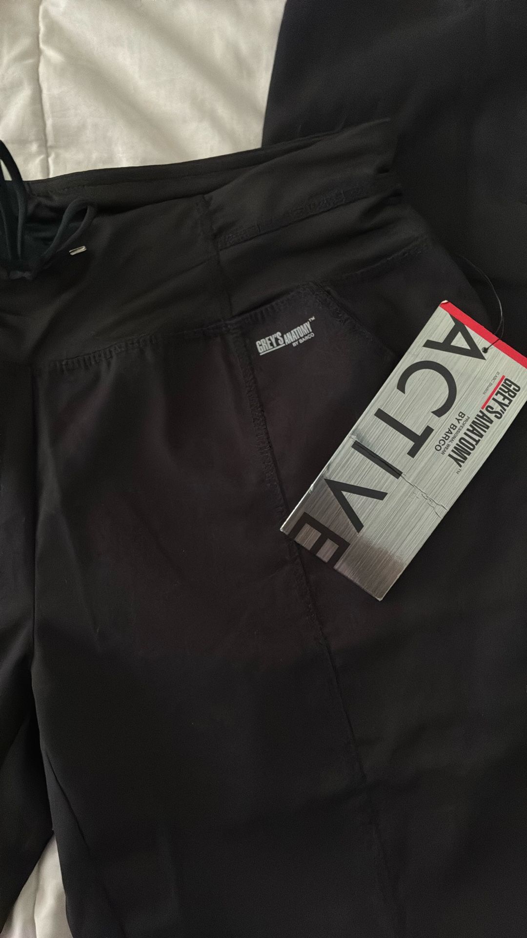 Black Medium Scrub Pant
