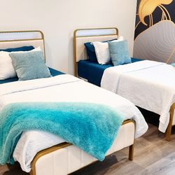 Twin Bed Frame With LED Lights