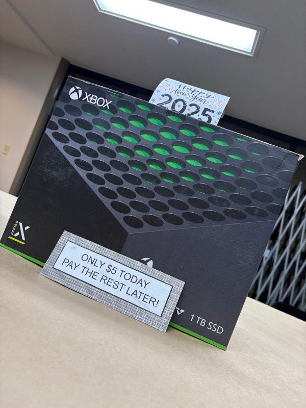 Xbox Series X Game Console New - Pay $1 today and pay the rest later -