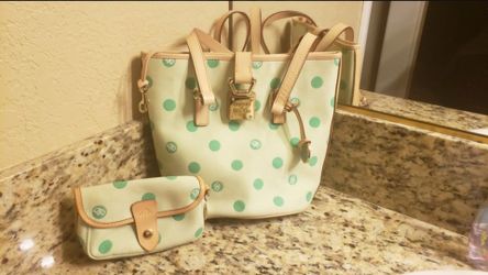 Dooney And Bourke Handbag With Matching Wallet