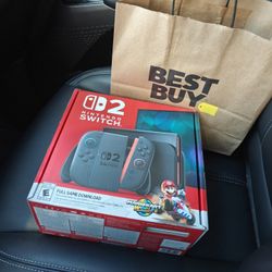 Nintendo Switch 2 Mario Kart Bundled Sealed New 