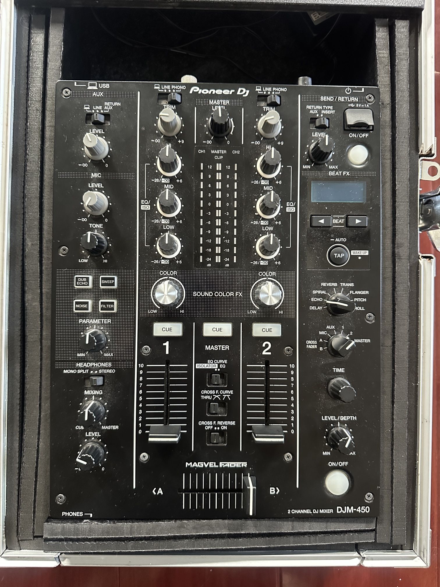 Pioneer DJM 450 Mixer With case