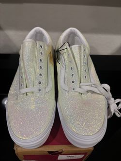 Vans Old Skool Iridescent Glitter Sneakers women’s size 10.5 or men’s size 9 brand new