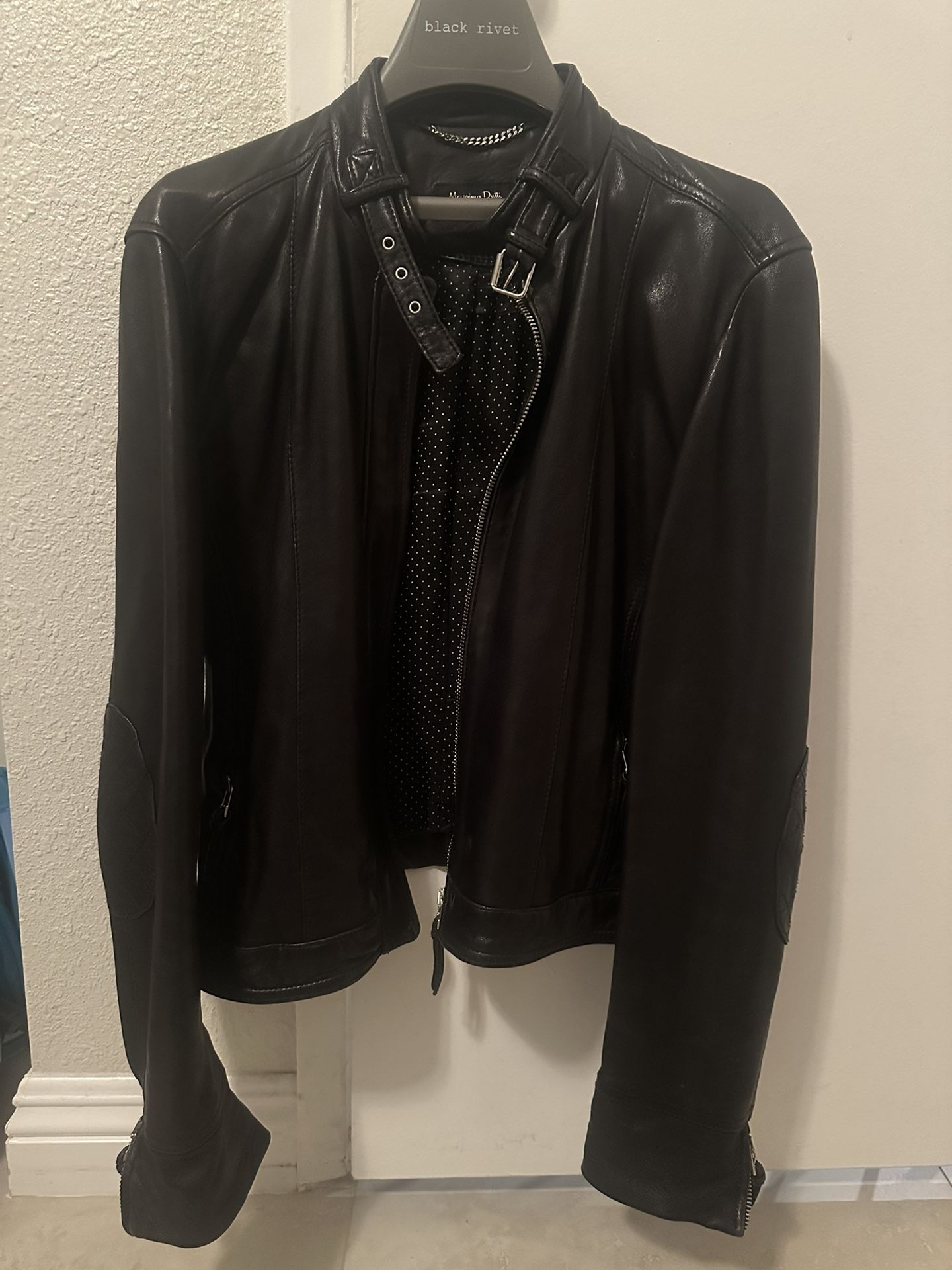 Women’s Massimo Dutti Leather Jacket