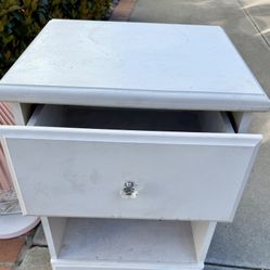 White Side Table 