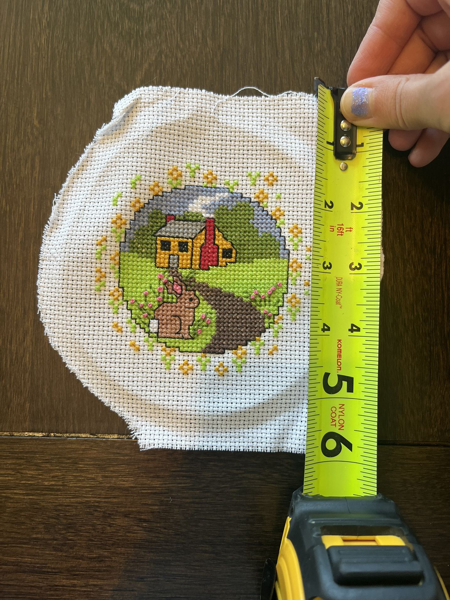 Bunny Cross Stitch Completed