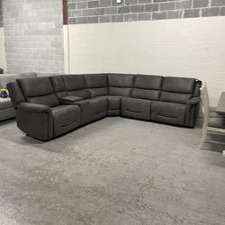 Gilman Creek Carlin Fabric Power Reclining Sectional