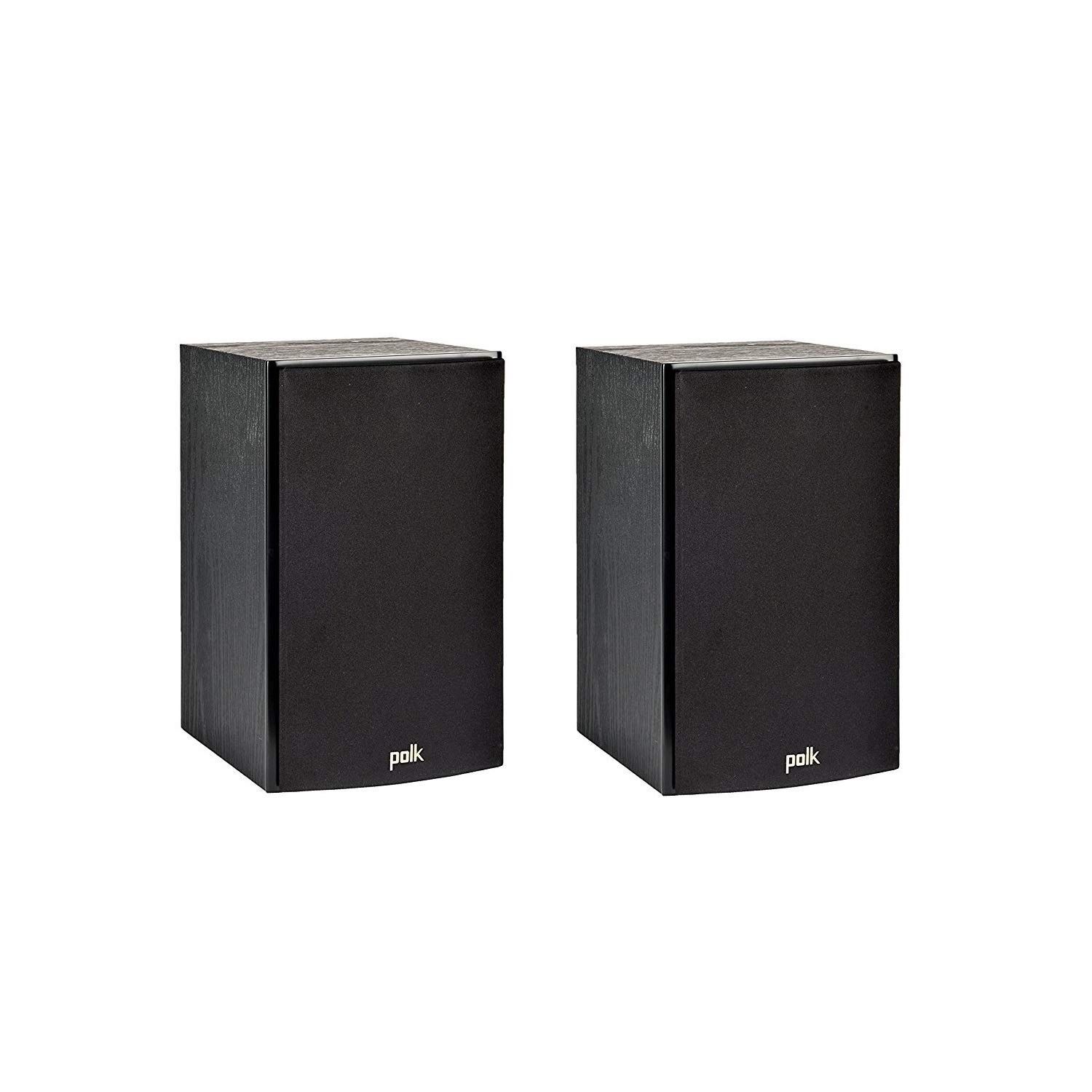 Polk Audio T15 Bookshelf Speakers Pair Black