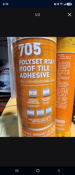 Tile roof adhesive