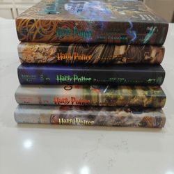 Harry Potter Illustrated Edition New - 5 Books