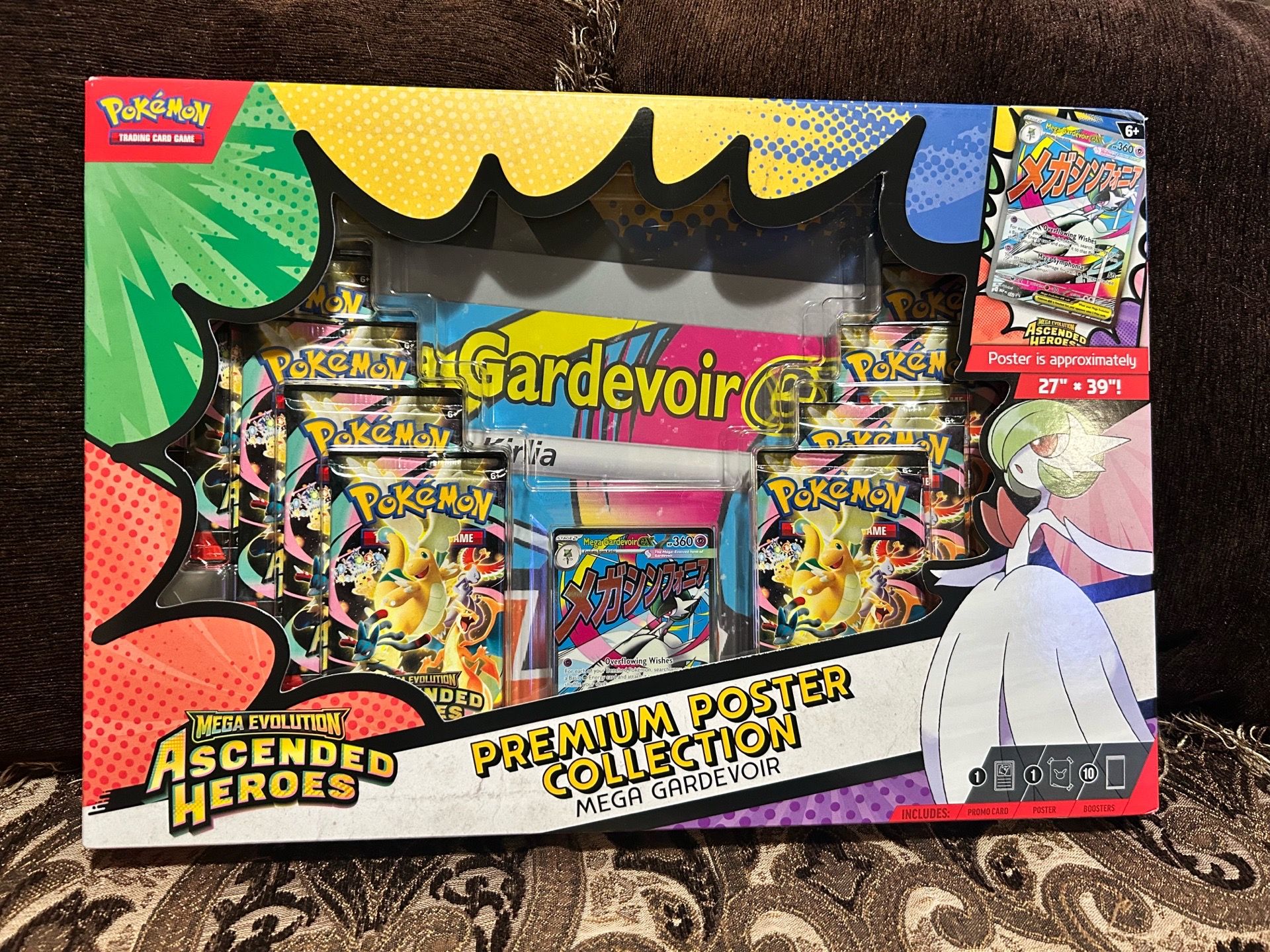 Pokemon TCG Ascended Heroes Premium Poster Collection Mega Gardevoir.