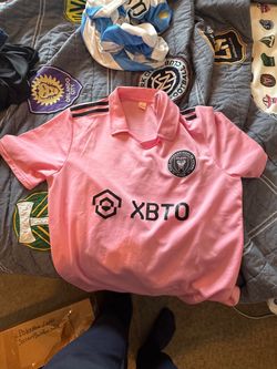 Inter Miami CF Pink Polo Jersey size medium
