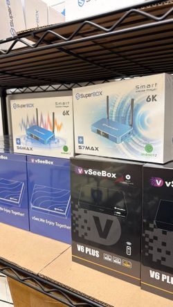 VSee Box V6 Max V See Box V6 Plus Superbox S7 Max Super Box S6 Max - Media Player Options