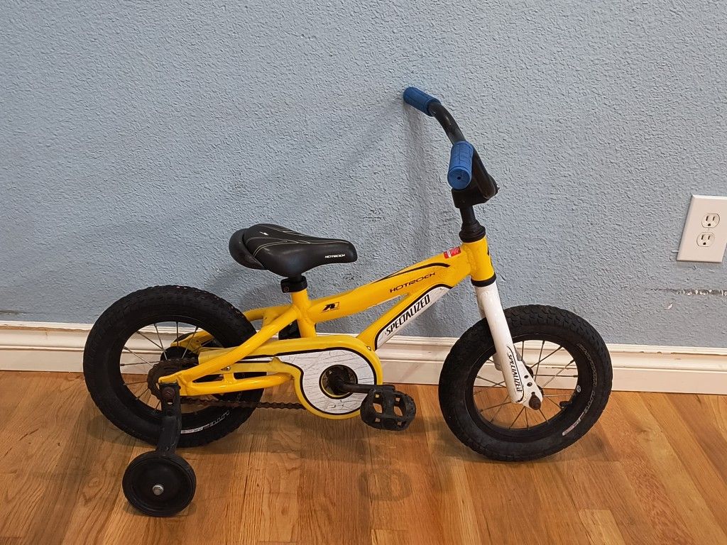 12" Specialized Hotrock BMX Kids Bike with Training Wheels and Aluminum Frame