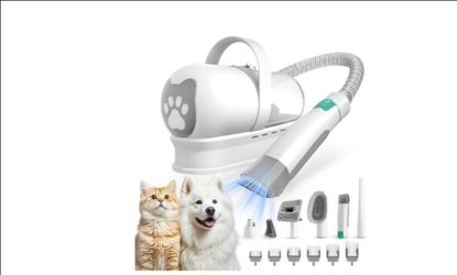 Pet Grooming Kit & Vacuum Set