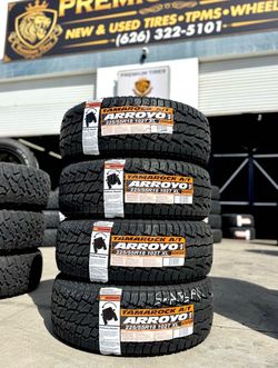 225/55/18 Arroyo All Terrain 4 New Tires mounted and balanced