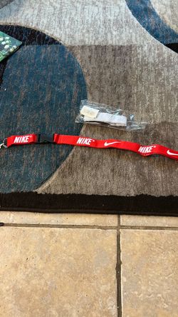 Nike Lanyard Red with Clip