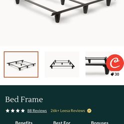 King bed fram
