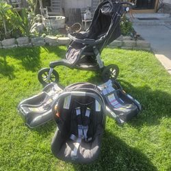 Chicco Activ3 Jogging Stroller w/ Carrier + 2 Bases - $200