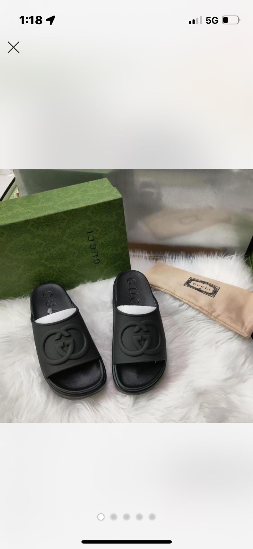 Gucci Platform Slides