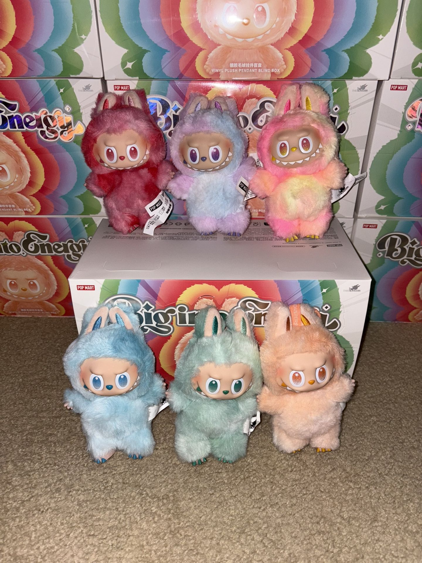 100% Authentic POPMART The Monsters Labubu Big into Energy Plush