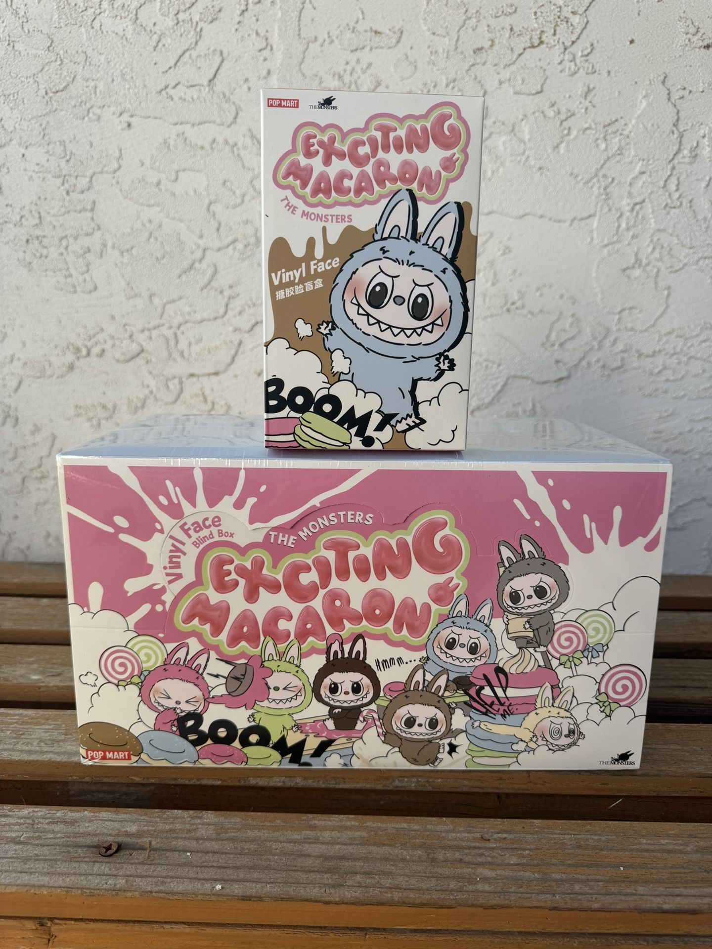 Popmart Exciting Macaron Labubu Single Or Case Set