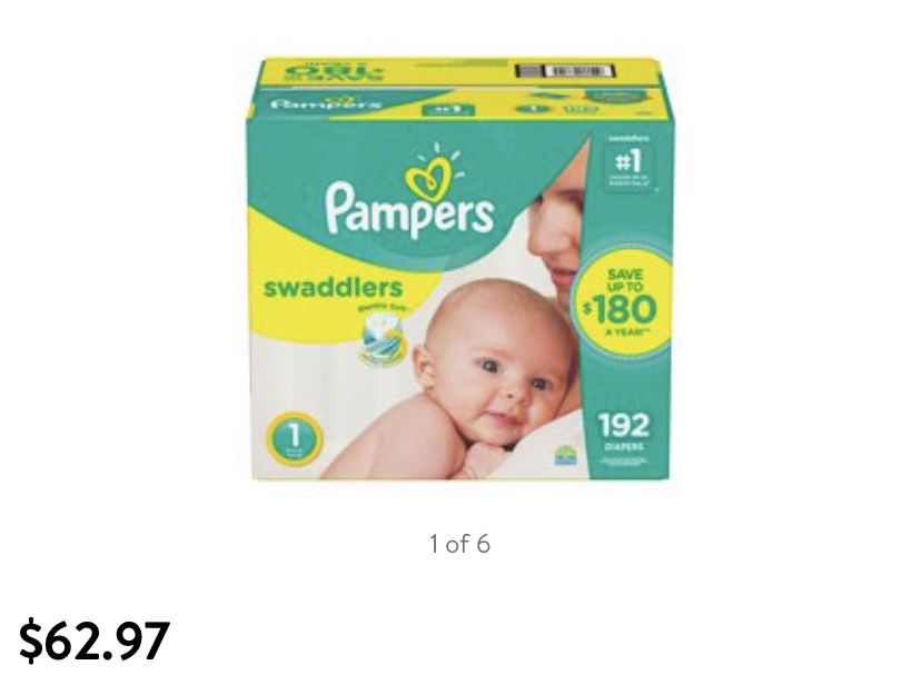 Pampers size 1 192 count