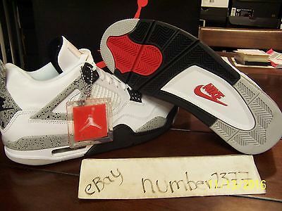 Brand new Jordan cement 4 never wore comes with receipt for $250