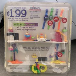 Rugrats Chatback Watches Burger King Display