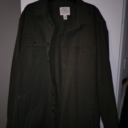 Men Military Style Utility Jacket New 2xl