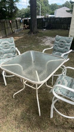 Outdoor table and  chairs