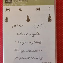 Stampin' Up! Rubber Stamp Set-Jingle All The Way