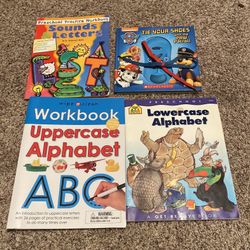 Kids Learning Books!! Learning To Tie Shoes, Letters, & Sounds