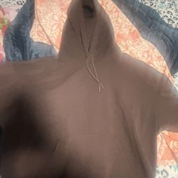 Blank Brown Hoodie 