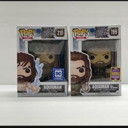 POP! Heroes Justice League AQUAMAN #210 Legion of Collector's & 199