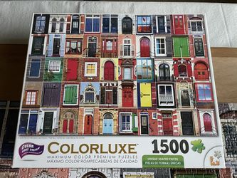 Colorluxe 1,500 Piece Windows & Doors Puzzle
