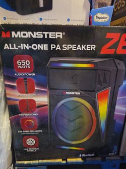 Monster Z6 All-In-One PA Speaker System, 650W with Auracast Bluetooth