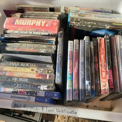 Big lot of DVDs & PS4 games